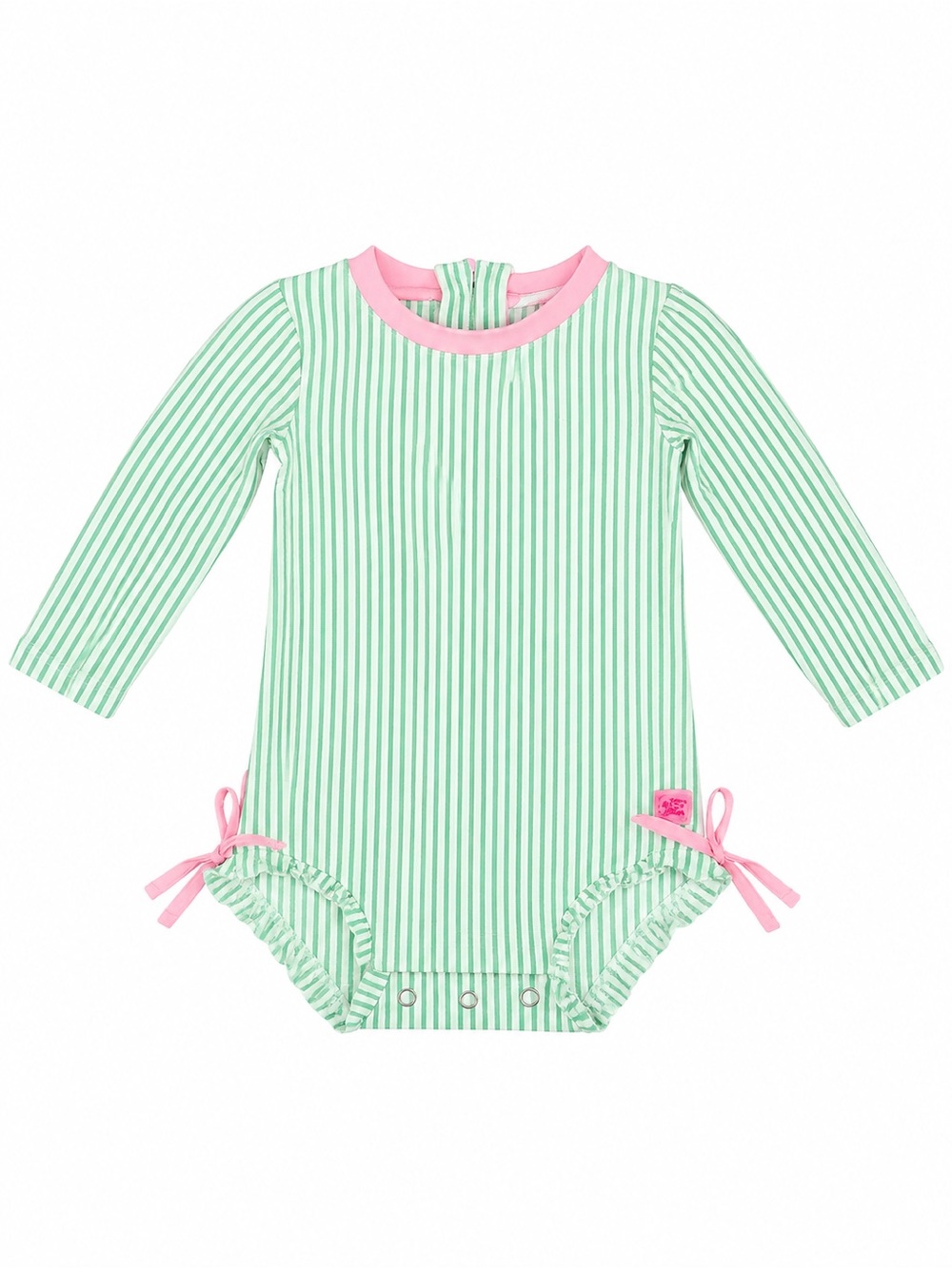 Ruffle Butts Baby Girl Seersucker One Piece Swimsuit